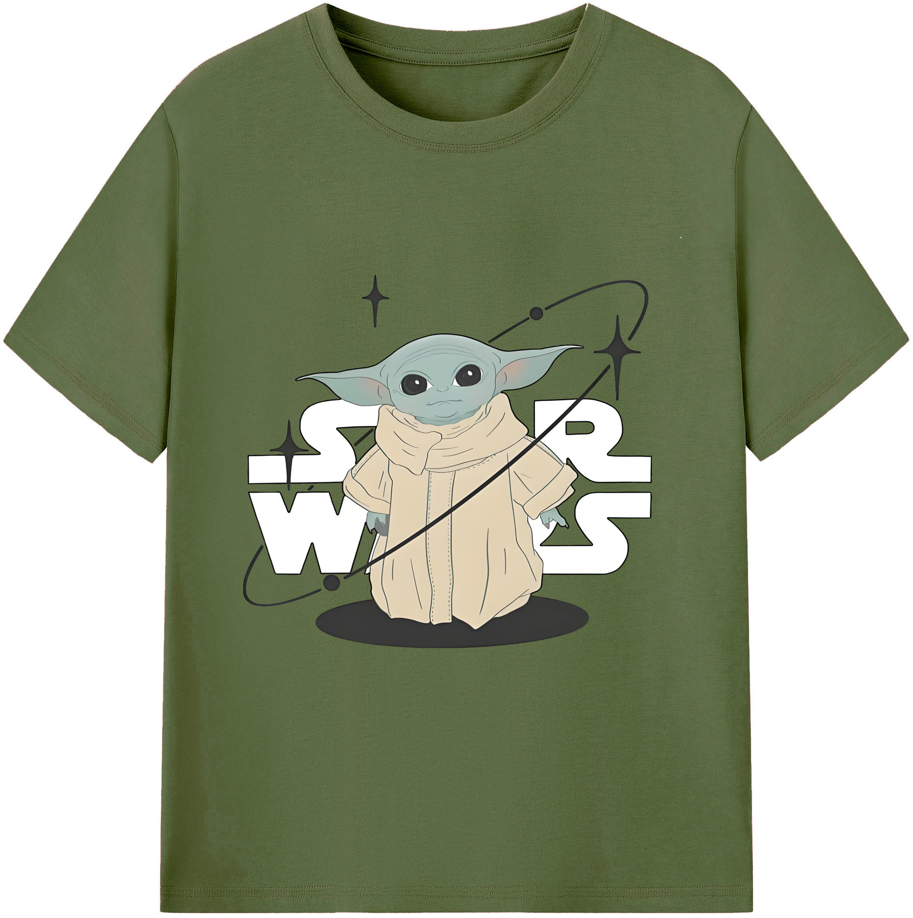 （画像用） スター・ウォーズ Star Wars 綿100％半袖Tシャツ（フロントプリント）